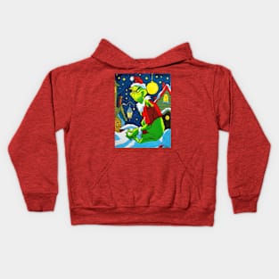 Grinchy Christmas Kids Hoodie